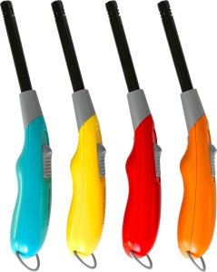 Zapalarka RONSON BOOMERANG RED do gazu do kominka pieca do grilla 2