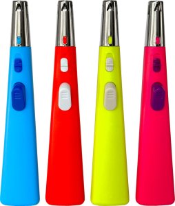 Zapalarka RONSON PYRAMIDE PURPLE do gazu do kominka pieca do grilla 2