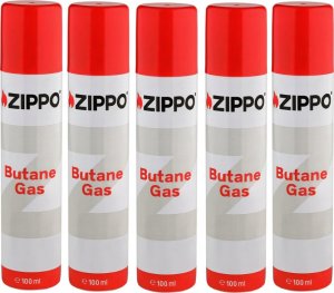 Zestaw Gaz do zapalniczek ZIPPO 100ml x 5 Akcesoria 1