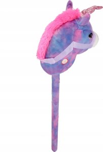 PLUSZAK JEDNOROZEC NA KIJU Z GLOS 80CM MIX3 MC50 3