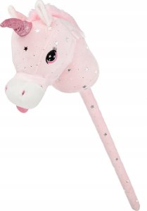 PLUSZAK JEDNOROZEC NA KIJU Z GLOS 80CM MIX3 MC50 6