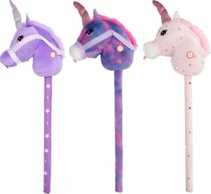 PLUSZAK JEDNOROZEC NA KIJU Z GLOS 80CM MIX3 MC50 9