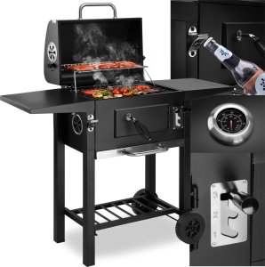 Grill węglowy ogrodowy CARBON czarny 1