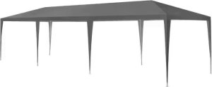 Namiot pawilon ogrodowy handlowy 3x9 m 8 ścianek szary MultiGarden 3