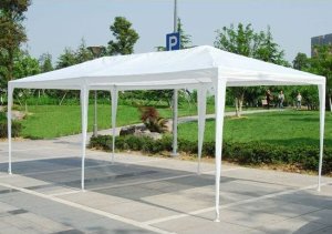 Namiot pawilon ogrodowy handlowy 3x6 m 6 ścianek biały MultiGarden 3