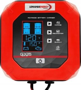 Ładowarka Lemania GX15 charger 15A 24-300Ah (WET, AGM, EFB, VRLA, 12.8 V LiFePO4 lithium) 1