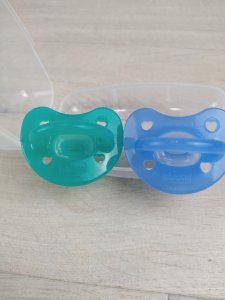 Chicco CHICCO-7308721-SMOCZEK PF SOFT BLUE 6-16M 2SZT 8