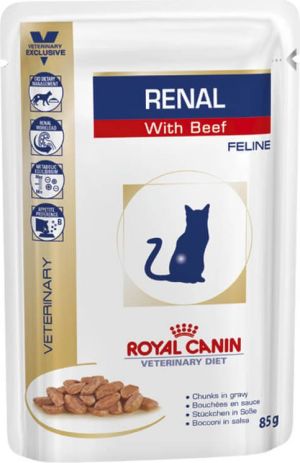 Royal Canin CAT DIET RENAL 85G BEEF/WOŁOWINA 1