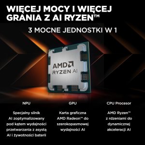 Laptop HP OMEN 17-db0006nw Ryzen 5 8645HS / 16 GB / 512 GB / W11 / RTX 4060 / 144 Hz (A7QM2EA) 8