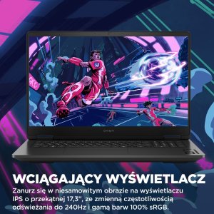 Laptop HP OMEN 17-db0006nw Ryzen 5 8645HS / 16 GB / 512 GB / W11 / RTX 4060 / 144 Hz (A7QM2EA) 9