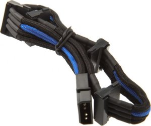 SILVERSTONE 4-PIN ZU 4X 15-PIN-SATA-KABEL , 0.3 M (SST-PP07-BTSBA) 1