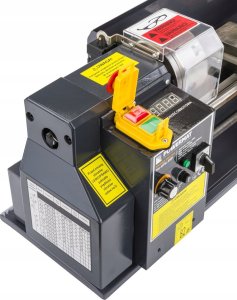 MINI TOKARKA STOŁOWA DO METALU DREWNA OBRABIARKA 0-2500 obr./min +AKCESORIA 9