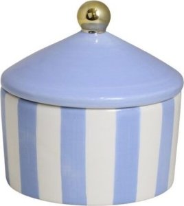 Pojemnik ceramiczny  16x15x15 cm PUZDERKO niebieskie 1