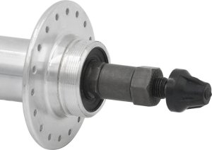 Piasta tylna Joytech JY-D242DSE, 36H, wolnobieg, hamulec tarczowy, QR, srebrna 4