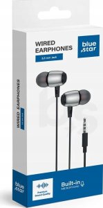 BLUE STAR słuchawki przewodowe Jack 3,5 mm z mikrofonem M09 1,2 m czarne 3