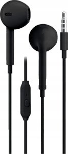 BLUE STAR słuchawki przewodowe Jack 3,5 mm z mikrofonem PA-E65 1,2 m czarne 2