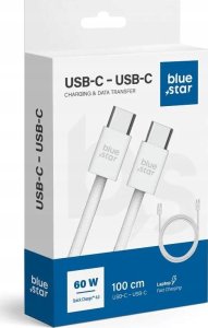 Kabel USB Bluestar USB-C - USB-C 1 m Biały 4
