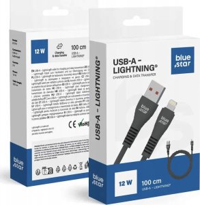 BLUE STAR kabel USB A do Lightning 2A 12W DC99I 1 m czarny 1