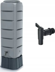 ZBIORNIK POJEMNIK NA WODĘ DESZCZÓWKĘ SET TENSO 120L - ANTRACYT 2