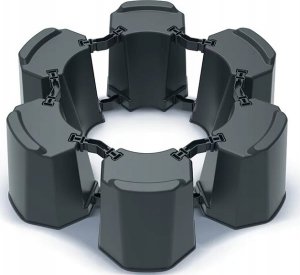 PODSTAWA DO ZBIORNIKA NA WODĘ DESZCZÓWKĘ MODULAR 6 BASECAN ANTRACYT 1