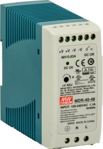 Barox PS-DIN-AC/48/120 adapter zasilający/ inwentor Wewnętrzna 120 W Niebieski, Szary 1