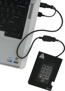 Apricorn Aegis Padlock Fortress 256 GB USB 3.2 Gen 1 (3.1 Gen 1) Czarny 4