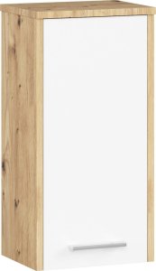 Szafka łazienkowa wisząca FIN W 30 cm - dąb artisan-biały - 1 drzwi 1