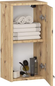 Szafka łazienkowa wisząca FIN W 30 cm - dąb artisan - 1 drzwi 2