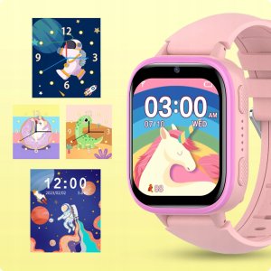Smartwatch Dla Dziecka Dziecięcy Zegarek Telefon SIM Gry Nauka Aparat Bajki 9