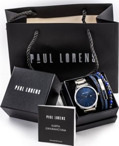 Zegarek Paul Lorens PAUL LORENS Zegarek + Bransoletka (zg358e) 9