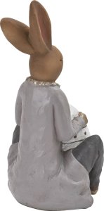 Figurka Królik przy jajku 42 cm chłopiec 4