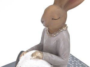 Figurka Królik przy jajku 42 cm chłopiec 6