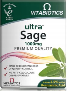 VITABIOTICS_Ultra Sage suplement diety z szałwią 30 tabletek 1