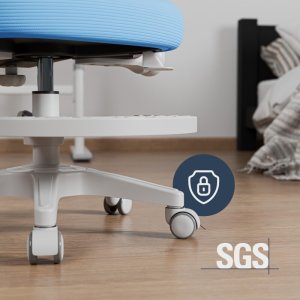 Krzesło biurowe MarkAdler Junior 5.0 Niebieskie 6