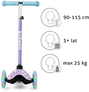 Hulajnoga Kidwell Uno Fioletowy (HUBAUNO02A2) 5