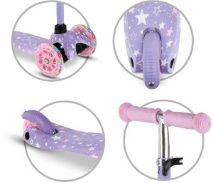 Hulajnoga Kidwell Uno Fioletowy (HUBAUNO02A1) 4