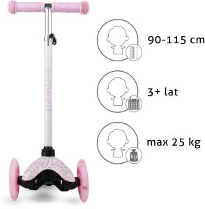 Hulajnoga Kidwell Uno Biało-różowy (HUBAUNO02A4) 3