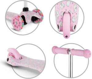 Hulajnoga Kidwell Uno Biało-różowy (HUBAUNO02A4) 5