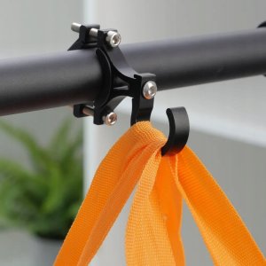 Hak uchwyt na zakupy do roweru / hulajnogi aluminiowy FS366-004 czarny 4