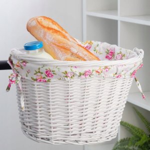 Kesper Kosz z wikliny materiałową wyściółką FSBKT-037-1 biały 4