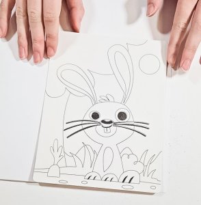 Piaskowe malowanki - wielkanocny zajączek 30624 4