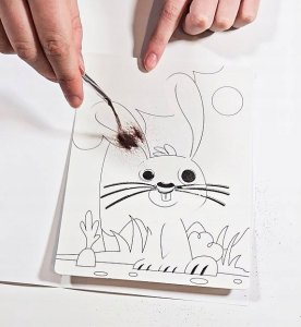 Piaskowe malowanki - wielkanocny zajączek 30624 5