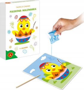 Piaskowe malowanki - wielkanocny kurczaczek 30617 1