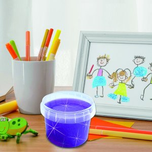 SES SES Slime fioletowy brokat 140g 15044 50440 5