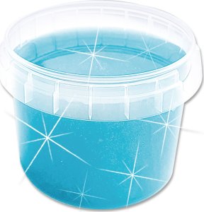 SES Slime niebieski brokat 140g 15043 50433 2