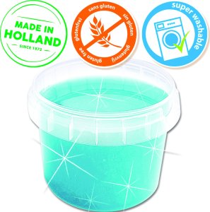 SES Slime niebieski brokat 140g 15043 50433 4