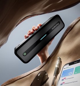 Drukarka etykiet Phomemo Przenośna Drukarka Termiczna A4 Bez Tuszu Buetooth Ios/android / / M832 / Szary 8