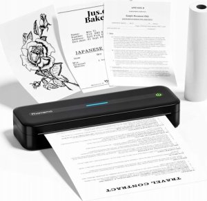 Przenośna Drukarka Termiczna A4 Bez Tuszu Buetooth Ios/android / Phomemo / M832 / Czarny 3