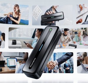 Przenośna Drukarka Termiczna A4 Bez Tuszu Buetooth Ios/android / Phomemo / M832 / Czarny 4