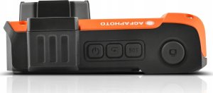 Aparat Podwodny Wodoszczelny 7m 24mp 4k 2x Lcd 18x Zoom / Agfaphoto Wp9500 Pomarańczowy 11